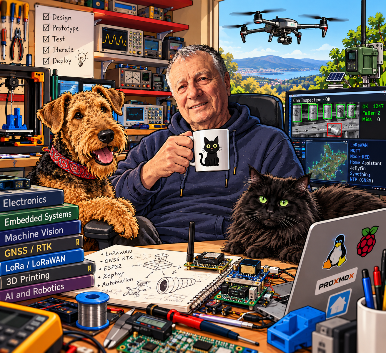 Ron Segal at Segal Electronics Lab